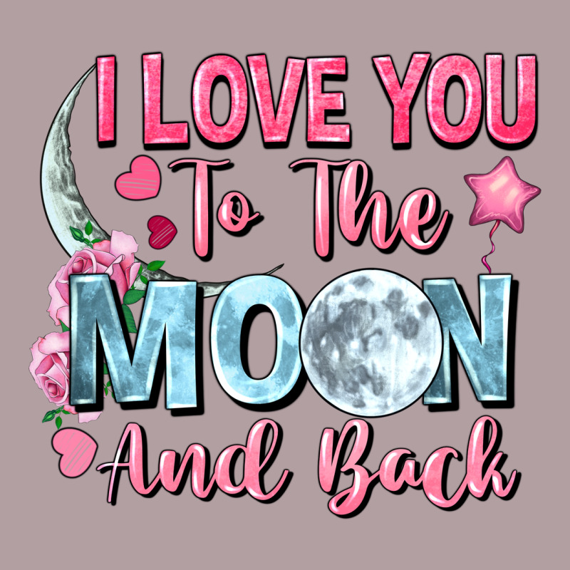 I Love You To The Moon And Back Valentine's Day Vintage Hoodie by FaDigitalArtStudio | Teevron