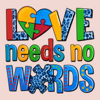 Love Needs No Words Autism Premium Sweatshirt | Teevron
