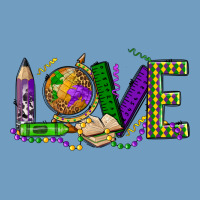 Love Teacher Mardi Gras Urban Heavy Tee | Teevron