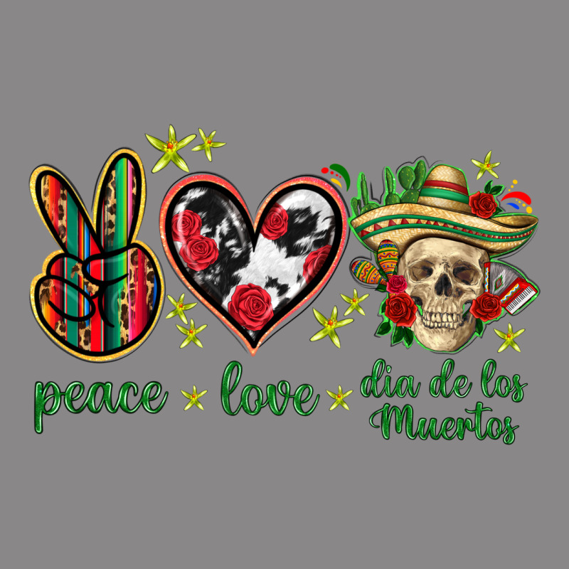 Peace Love Dia De Los Muertos Mexico Vintage Tee by HowdyJamesFarm | Teevron