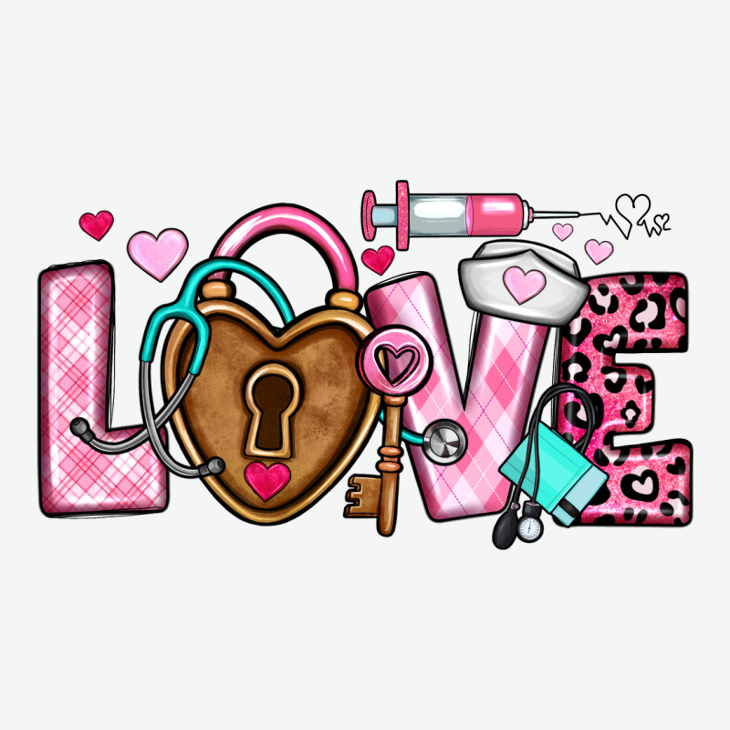 Love Valentines Day Nurse Urban Heavy Tee by OliviaCreatesArt | Teevron