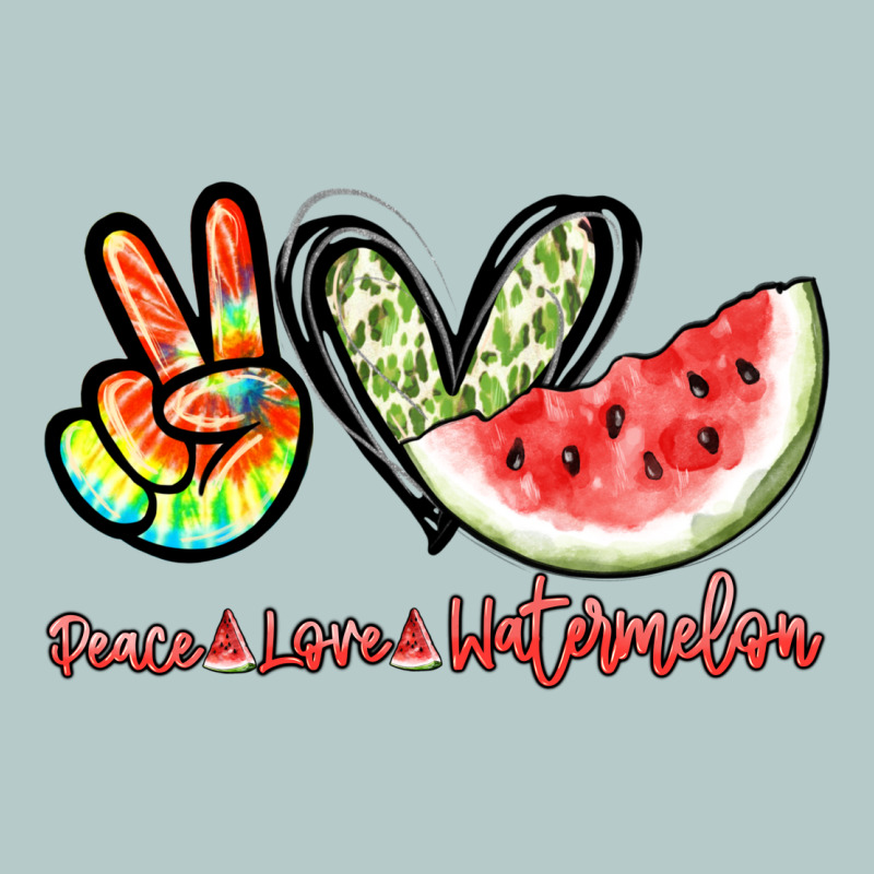 Peace Love Watermelon Heavy Core Tee by NancyCooperArtShop | Teevron