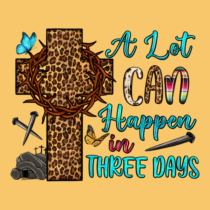 Easter Day A Lot Can Happen In Three Days Vintage Hoodie by OliviaCreatesArt | Teevron