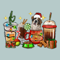 Christmas Coffee Cups With Saint Bernard Heavy Core Tee | Teevron