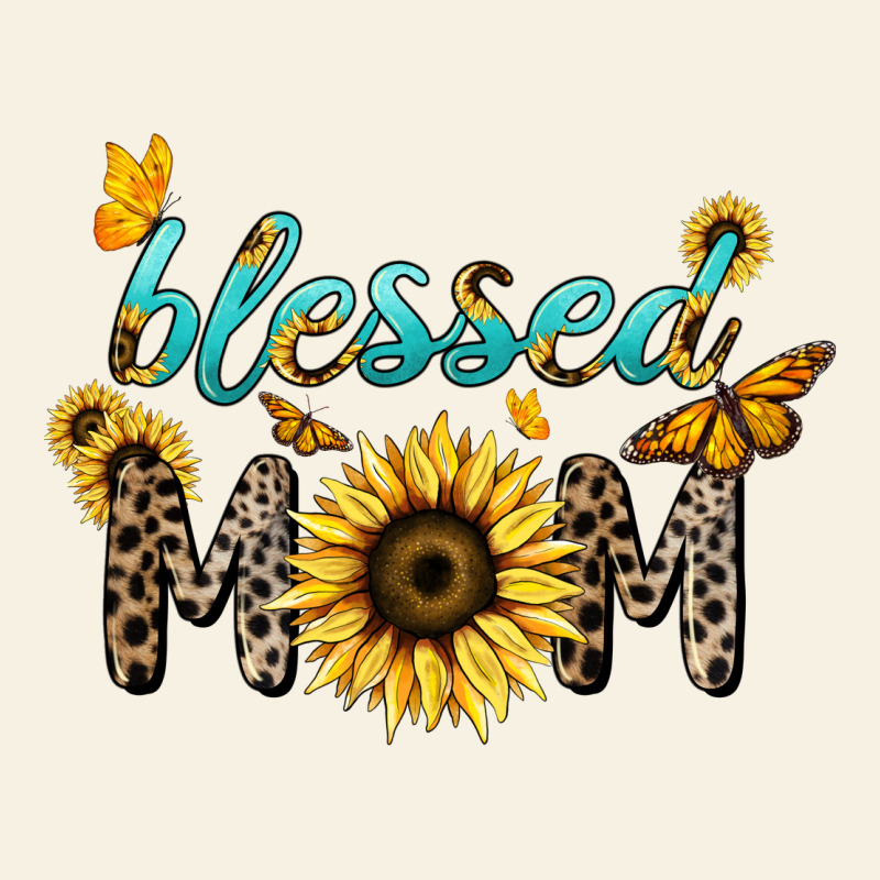 Blessed Mom Sunflower Butterfly Mother's Day Vintage Tee by HowdyJamesFarm | Teevron