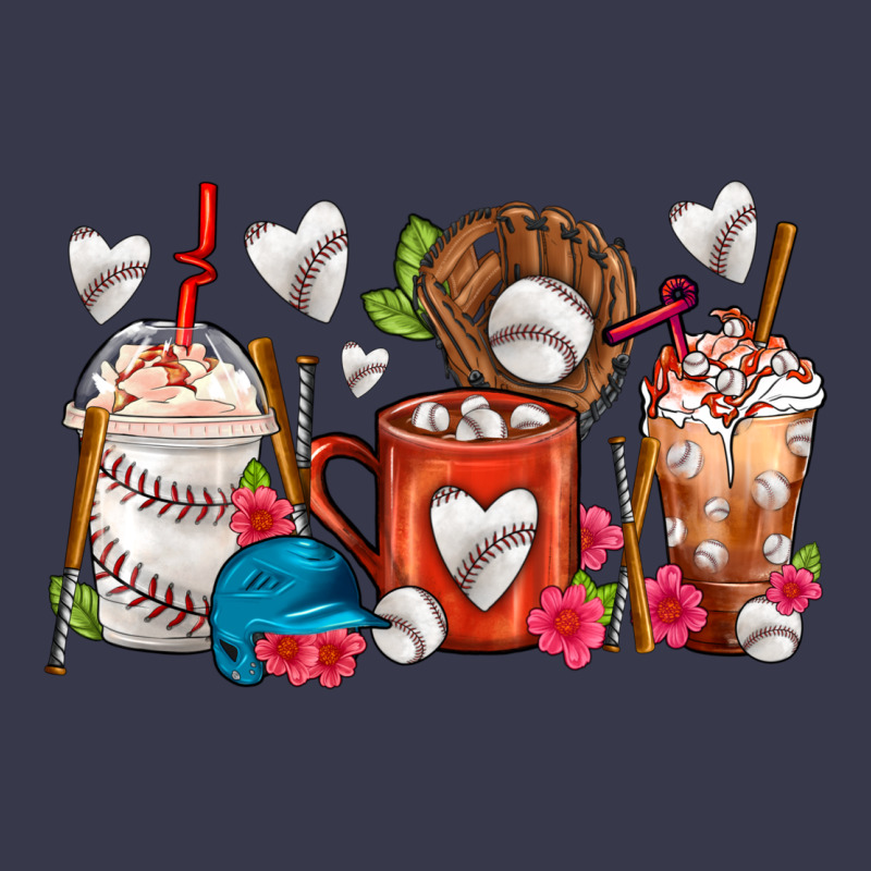Baseball Coffee Cups Long Sleeve Tee by FaDigitalArtStudio | Teevron