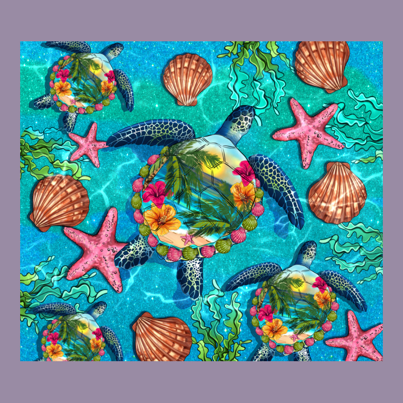 Turtle Summer Seashells Starfish Seaweed Classic Tee by Artiststas | Teevron