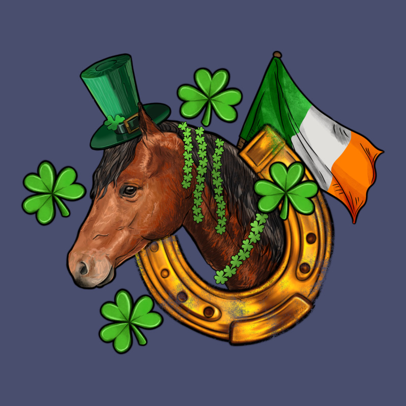 Horse With Horseshoe St. Patrick's Vintage Tee by CowGirlArtShop | Teevron