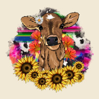 Baby Cow Flower Ladies Tee | Teevron