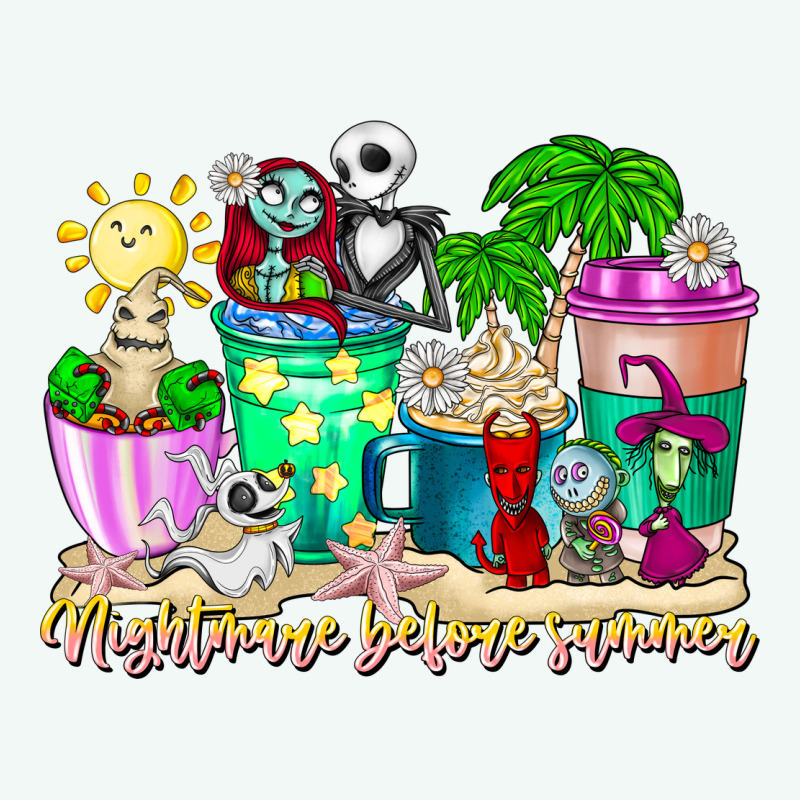 Nightmare Before Summer Coffee Cups Premium Hoodie by CowhideDigitalArt | Teevron