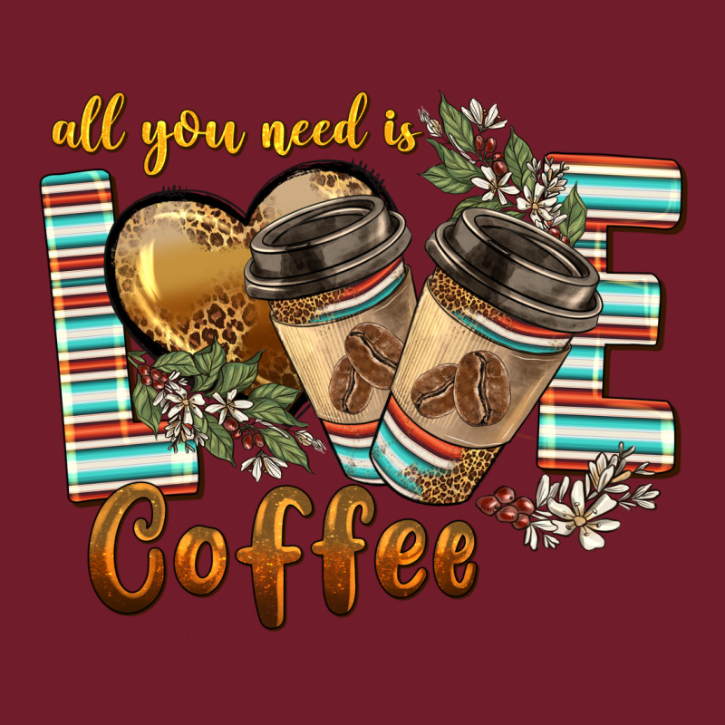All You Need Is Love Coffee Zipper Hoodie by BarkalooDesign | Teevron