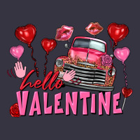 Hello Valentine Valentine's Day Truck Vintage Hoodie | Teevron