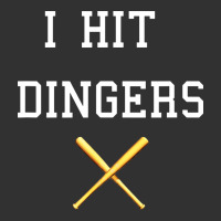 I Hit Dingers Baseball Urban Heavy Tee | Teevron