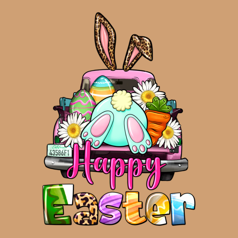 Bunny Happy Easter Truck Vintage Tee by CowGirlArtShop | Teevron