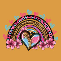 Valentine's Day Rainbow Heart Olivia Urban Heavy Tee | Teevron