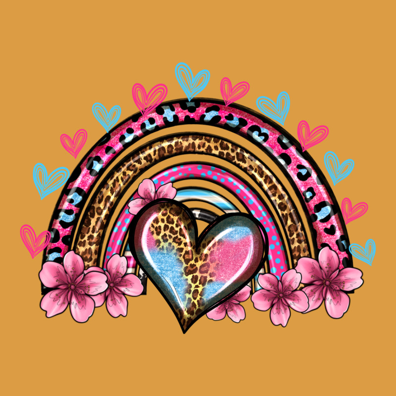 Valentine's Day Rainbow Heart Olivia Urban Heavy Tee by OliviaCreatesArt | Teevron