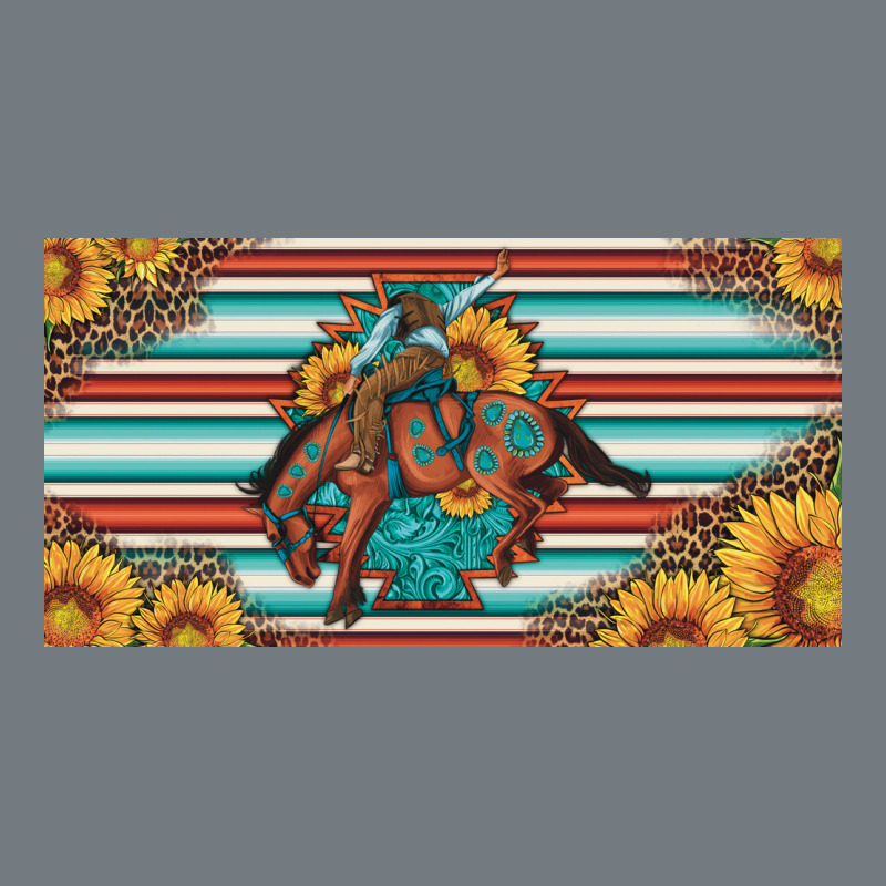 Bucking Bronco Aztec Shape License Plate Heavyweight Sweatshirt by Artiststas | Teevron