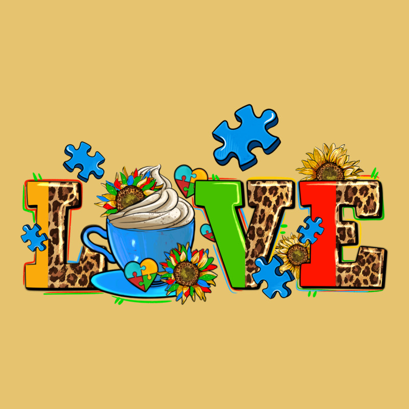 Autism Coffee Cup With Sunflower Premium Sweatshirt by AdoDesignShop | Teevron