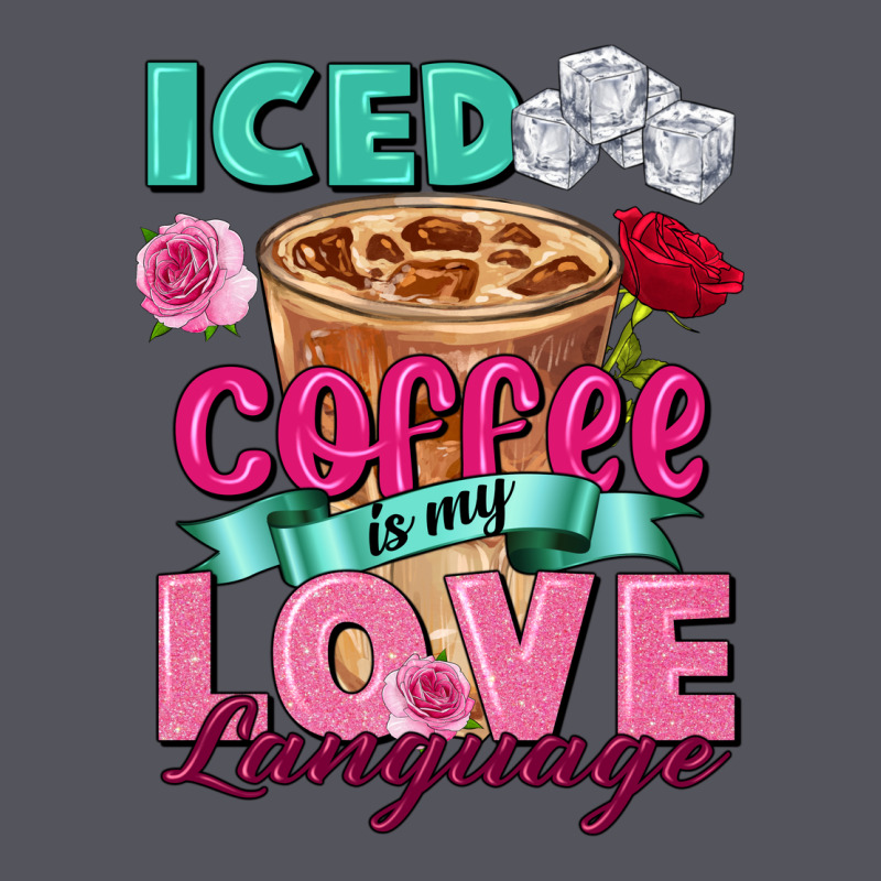 Iced Coffee Is My Love Language Valentine's Day Vintage Hoodie by FaDigitalArtStudio | Teevron