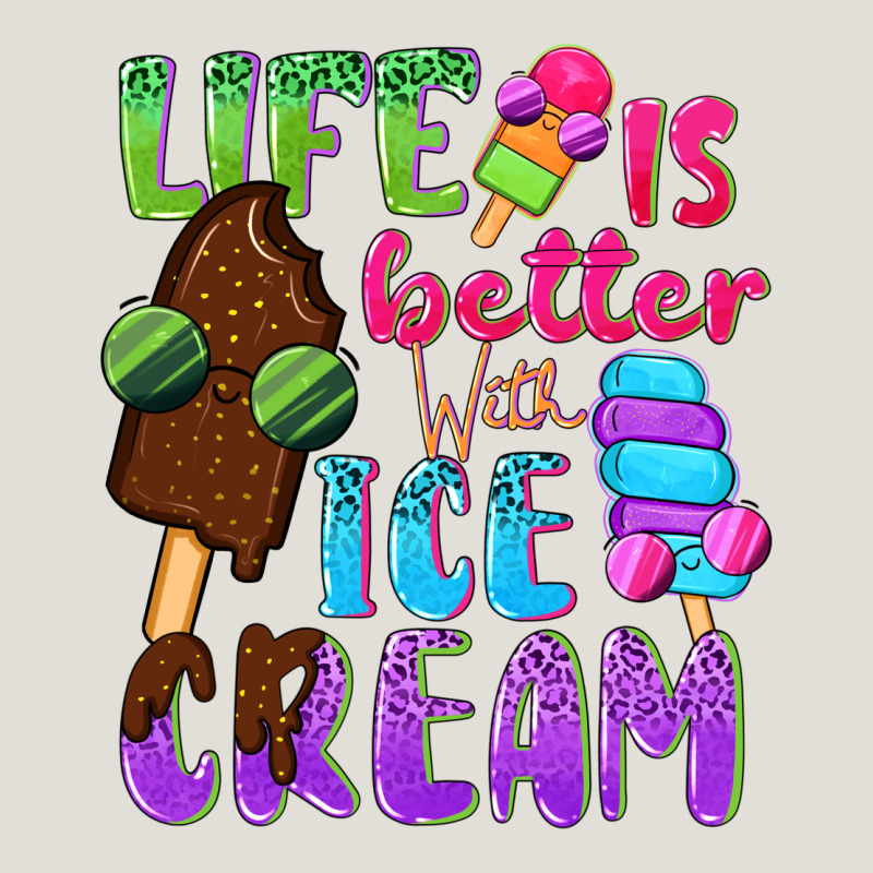 Life Is Better With Ice Cream Heavy Core Tee by NancyCooperArtShop | Teevron