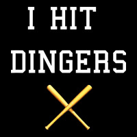 I Hit Dingers Baseball Premium Tee | Teevron