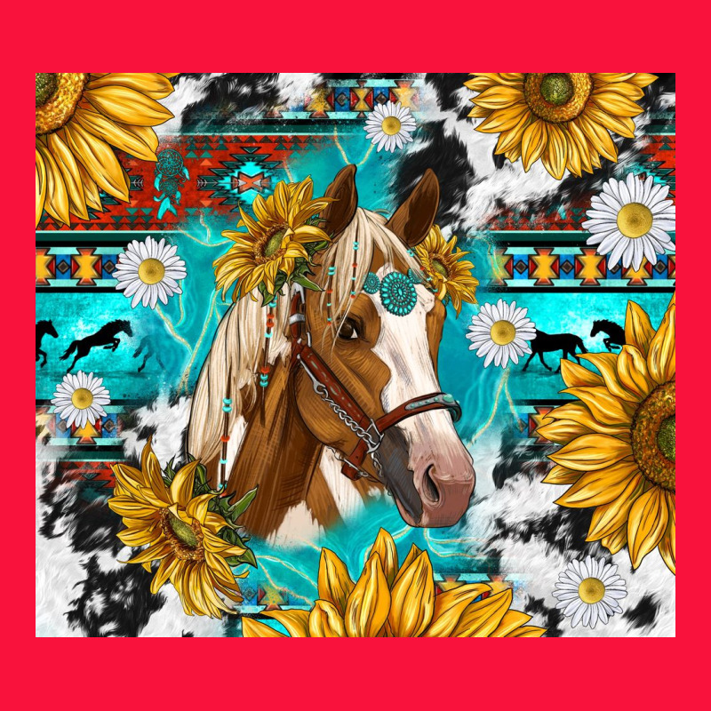 Cowhide Aztec Horse Classic Tee by TumblerDesignByShophia | Teevron