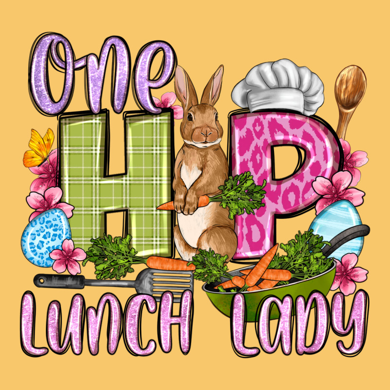 Easter Day One Hip Lunch Lady Vintage Hoodie by OliviaCreatesArt | Teevron