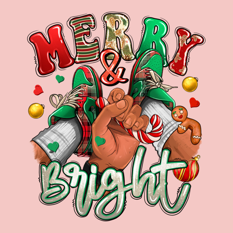 Merry And Bright Black Man Sneakers Urban Heavy Tee by RanaPortraitStore | Teevron