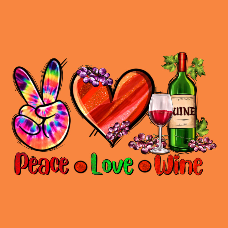 Peace Love Wine Premium Sweatshirt by AdoDesignShop | Teevron