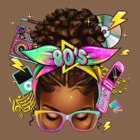 80's Babe Afro Messy Bun Premium Tee | Teevron