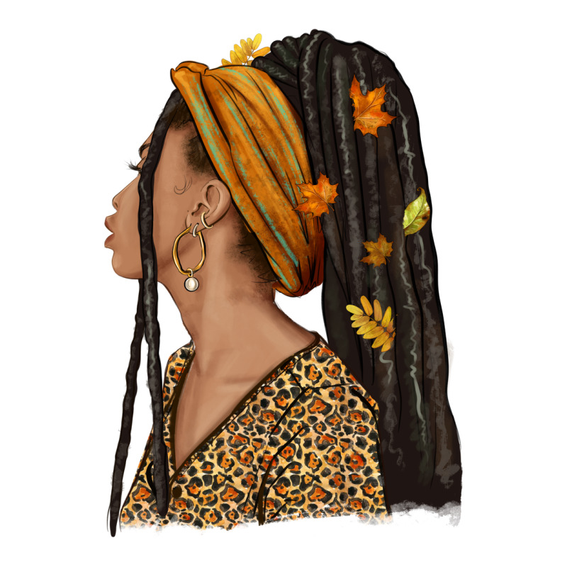 Fall Afro Woman Premium Tee by NancyCooperArtShop | Teevron