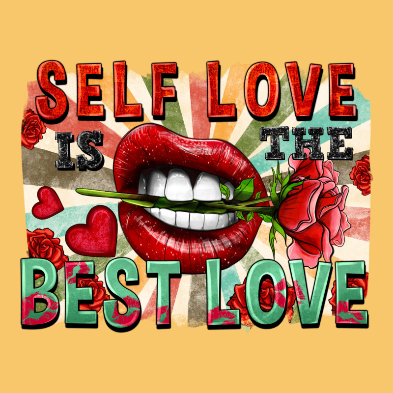 Self Love Is The Best Love Vintage Hoodie by FaDigitalArtStudio | Teevron