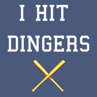 I Hit Dingers Baseball Vintage Hoodie | Teevron