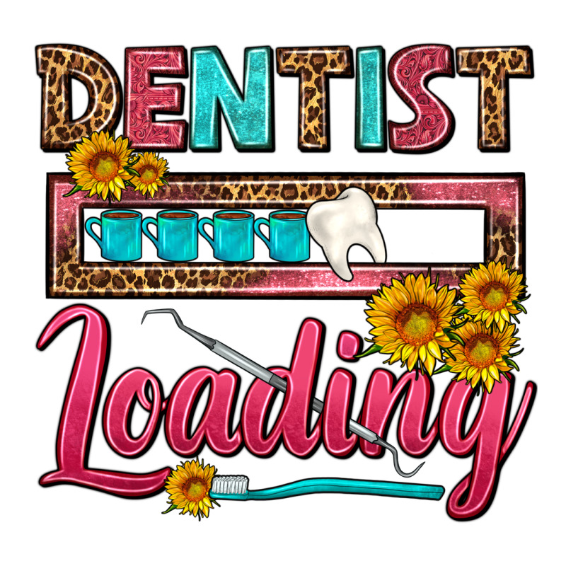 Dentist Loading With Coffee Mug Long Sleeve Tee by FaDigitalArtStudio | Teevron