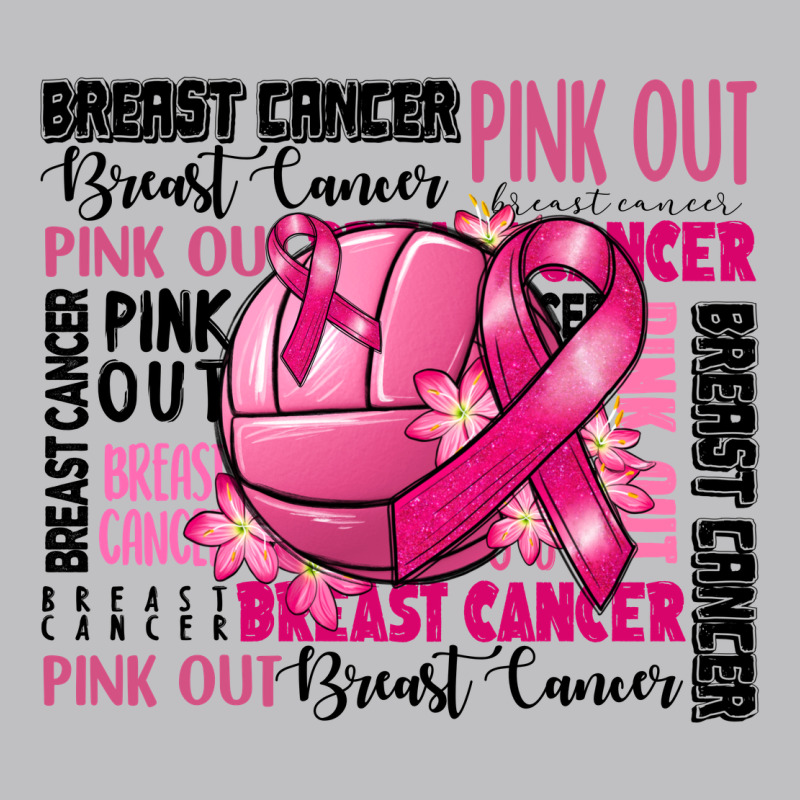 Volleyball Pink Out Breast Cancer Classic Tee by RanaPortraitStore | Teevron