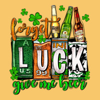St. Patrick's Forget Luck Give Me Beer Vintage Hoodie | Teevron