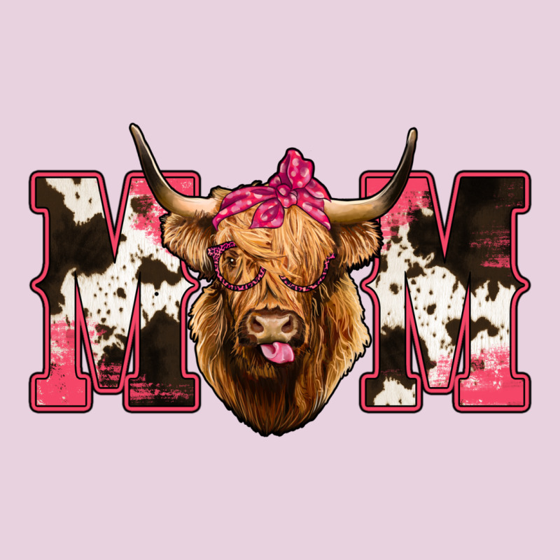 Western Highland Cow Mom Ladies Tee by HowdyJamesFarm | Teevron