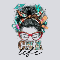Nurse Cna Life Messy Bun Zipper Hoodie | Teevron