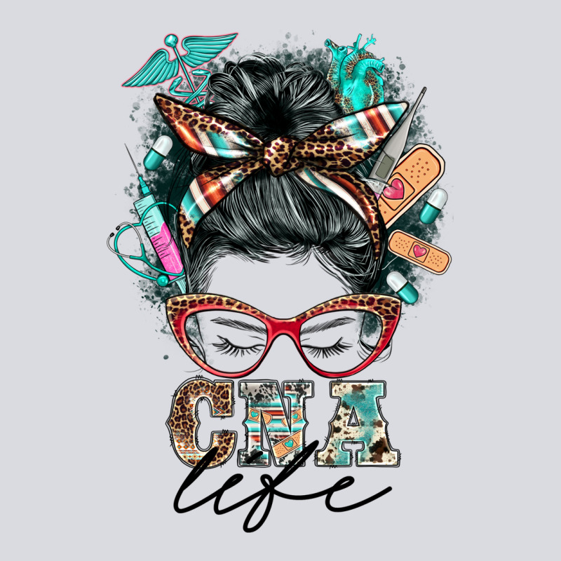 Nurse Cna Life Messy Bun Zipper Hoodie by BarkalooDesign | Teevron