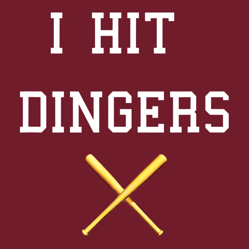 I Hit Dingers Baseball Zipper Hoodie by maiPhamDesign | Teevron