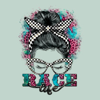 Race Life  Messy Bun Zipper Hoodie | Teevron