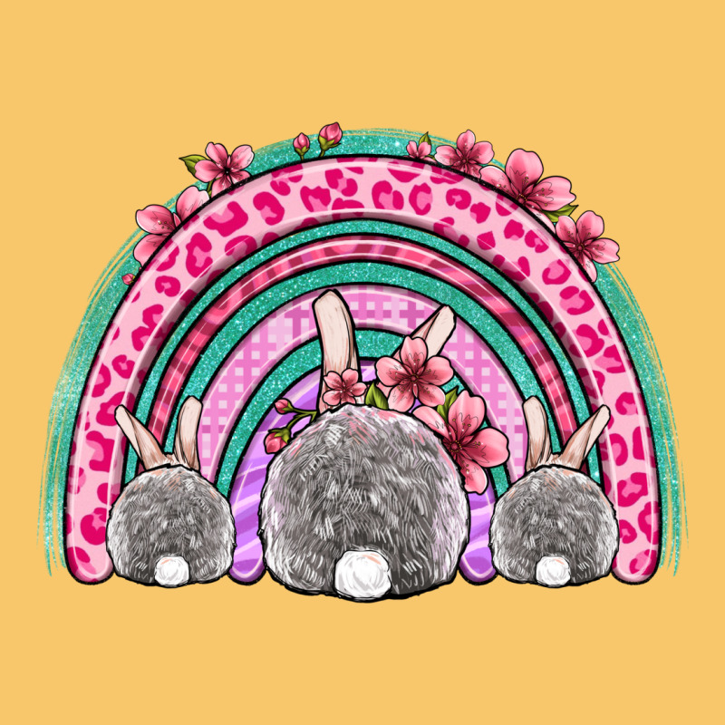 Easter Bunny Rainbow Vintage Hoodie by OliviaCreatesArt | Teevron
