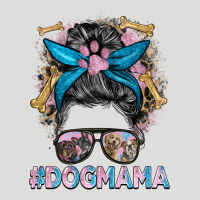 Dog Mama Messy Bun Zipper Hoodie | Teevron