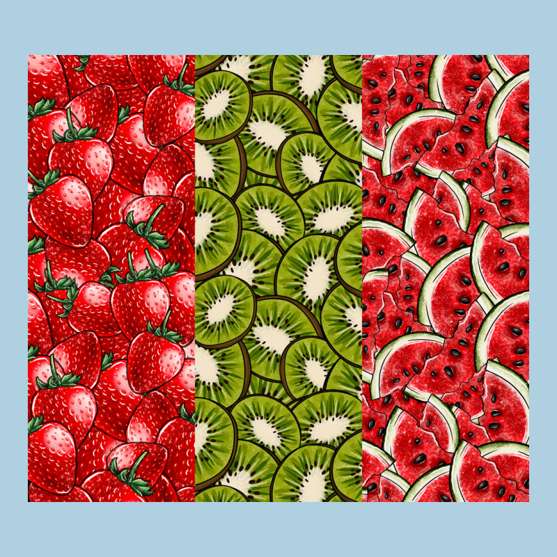Summer Fruits Premium Hoodie by CowhideDigitalArt | Teevron