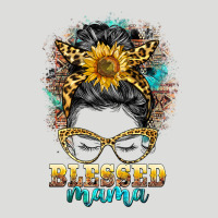 Blessed Mama Messy Bun Zipper Hoodie | Teevron