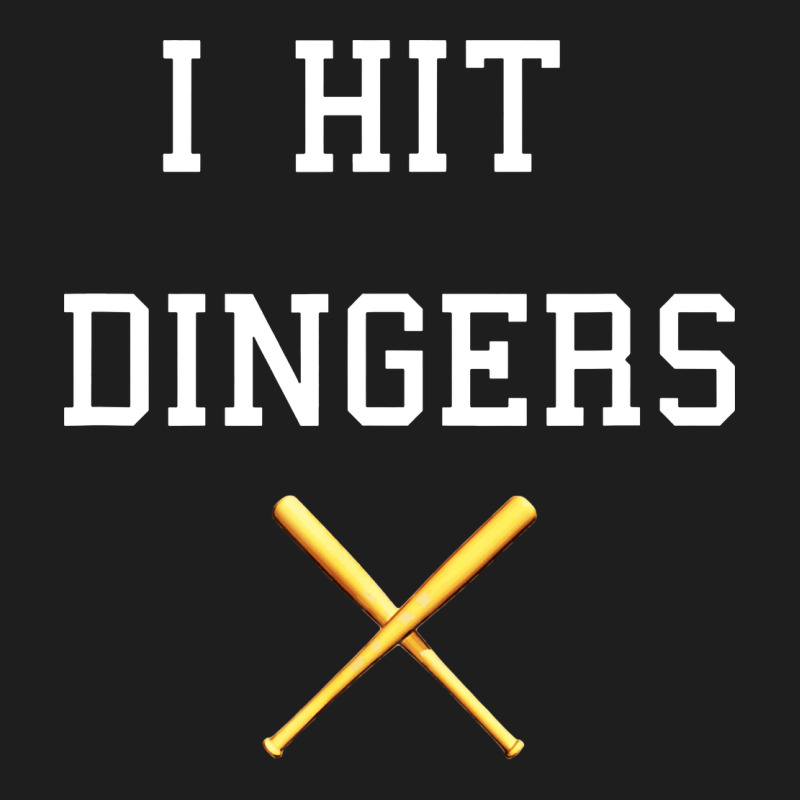 I Hit Dingers Baseball Heavyweight Hoodie by maiPhamDesign | Teevron
