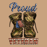 Proud Veteran Camo Shoes Vintage Tee | Teevron