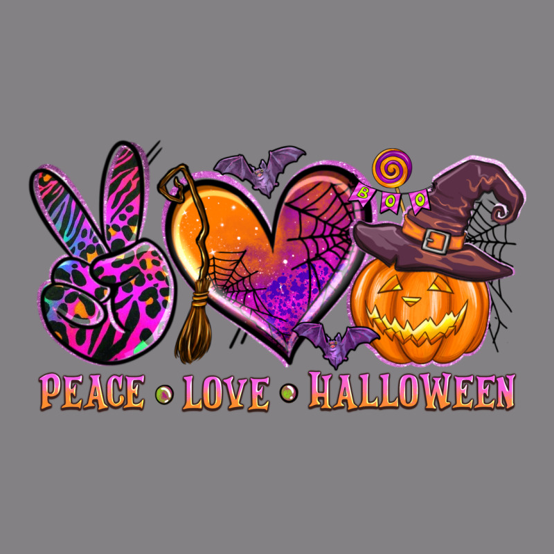 Peace Love Halloween Heavyweight Hoodie by AdoDesignShop | Teevron