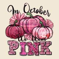 In October We Wear Pink Pumpkin Premium Tee | Teevron
