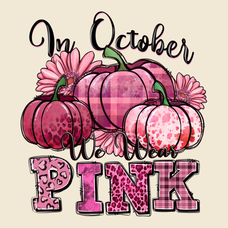 In October We Wear Pink Pumpkin Premium Tee by texasbilliewilder | Teevron